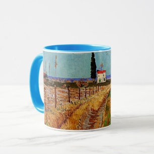 Van Gogh - Weg durch ein Feld Tasse