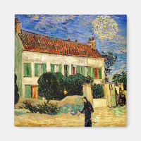Van Gogh - Weißes Haus in der Nacht,