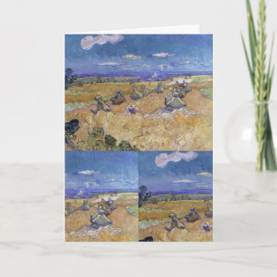 Van Gogh Weizenfeld - Goldene Ernte Kunst Karte