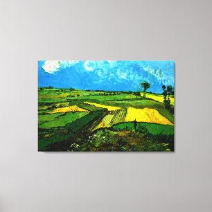 Van Gogh - Weizenfelder bei Auvers Canvas Print Leinwanddruck