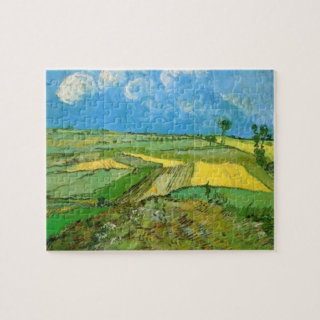 Van-Gogh-Weizenfelder bei Auvers unter Clouded Sky (Horizontal)