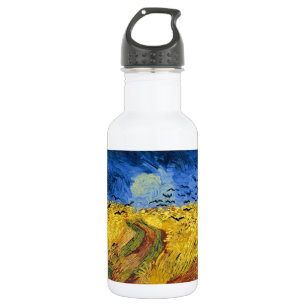 Van Gogh Weizenfelder impressionistische Malerei Edelstahlflasche