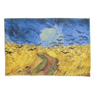 Van Gogh Weizenfelder impressionistische Malerei Kissenbezug
