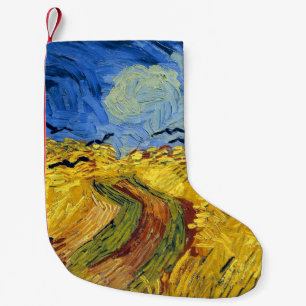 Van Gogh Weizenfelder impressionistische Malerei Kleiner Weihnachtsstrumpf