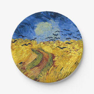Van Gogh Weizenfelder impressionistische Malerei Pappteller