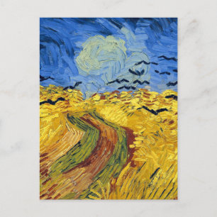 Van Gogh Weizenfelder impressionistische Malerei Postkarte