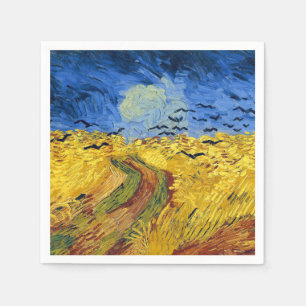 Van Gogh Weizenfelder impressionistische Malerei Serviette