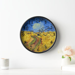 Van Gogh Weizenfelder impressionistische Malerei Uhr