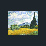Van Gogh Wheat Field Cypresses Painting Leinwanddruck<br><div class="desc">Vincent Van Gogh (30. März 1853 - 29. Juli 1890) war ein einflussreicher niederländischer postimpressionistischer Maler. Dieses Bild ist Weizenfeld mit Zypressen.</div>