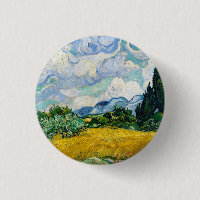 Van Gogh Wheat Field mit Zypressen. Impressionismu