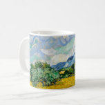 Van Gogh Wheat Field mit Zypressen. Impressionismu Kaffeetasse<br><div class="desc">Van Gogh Tasse "Weizenfeld mit Zypressen" Kaffee.</div>