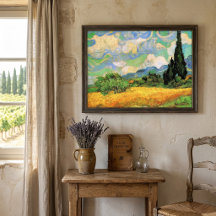Van Gogh Wheat Field w Cypressen bei Haute Galline