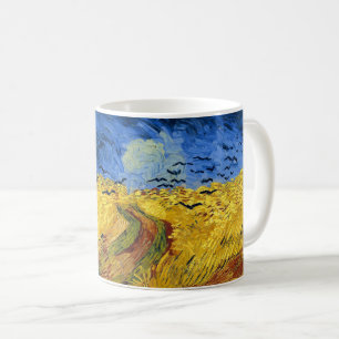 Van Gogh Wheat Fields impressionistisches Gemälde Kaffeetasse