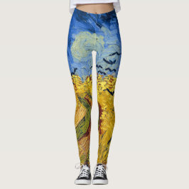 Van Gogh Wheat Fields impressionistisches Gemälde Leggings