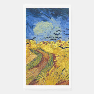 Van Gogh Wheat Fields impressionistisches Gemälde Serviette