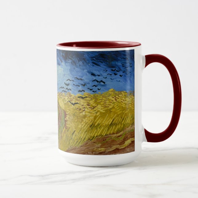 Van Gogh Wheatfield mit Crows Tasse (Rechts)