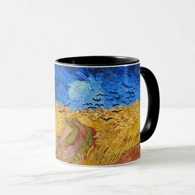 Van Gogh Wheatfield with Crows Mug Tasse (VorderseiteRechts)