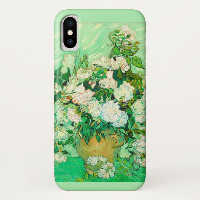 Van Gogh White Roses Case-Mate iPhone Hülle (Rückseite)