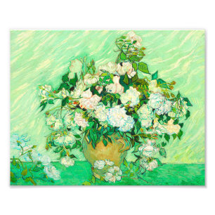 Van Gogh White Roses Fotodruck
