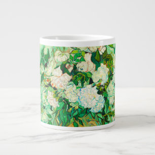 Van Gogh White Roses Jumbo-Tasse