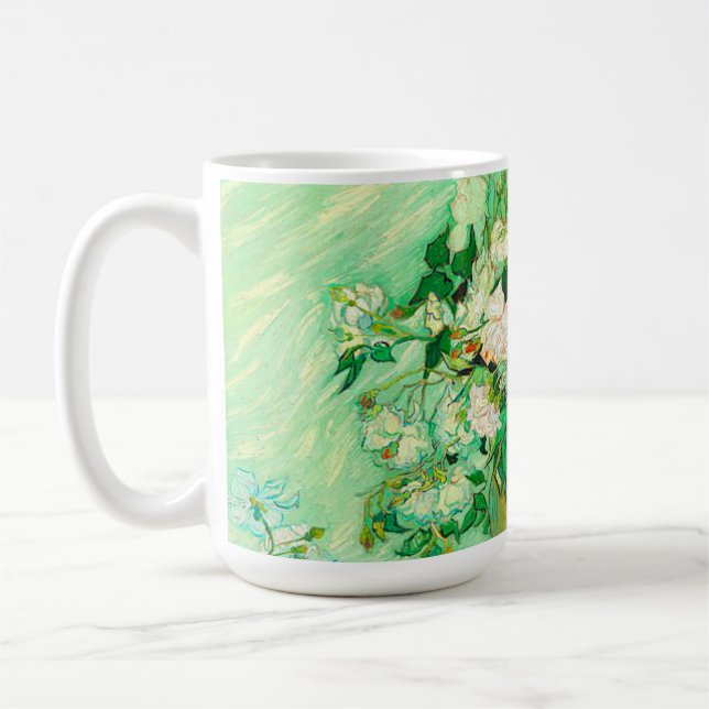 Van Gogh White Roses Kaffeetasse (Links)