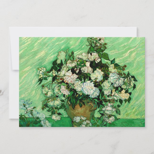 Van Gogh - White Roses Karte (Vorderseite)