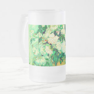 Van Gogh White Roses Mattglas Bierglas