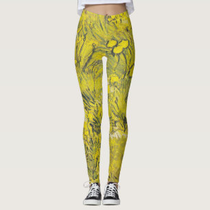 Van Gogh-Wiese - Helle gelbe Wildblumen Leggings