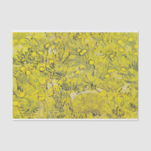 Van Gogh Wiese - Leuchtend gelbe Wildblumen Seidenpapier