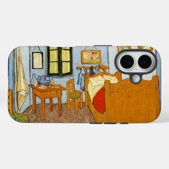 Van Gogh-Zimmer iPhone 16 Hülle (Rückseite (Horizontal))