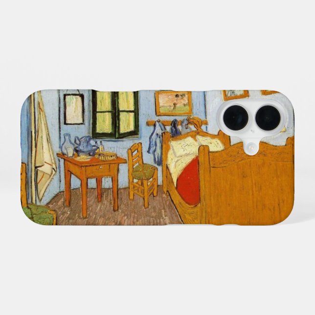 Van Gogh-Zimmer iPhone 16 Hülle (Rückseite (Horizontal))