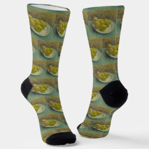 Van Gogh Zitronen Teller Gelb Küchenkunst Socken