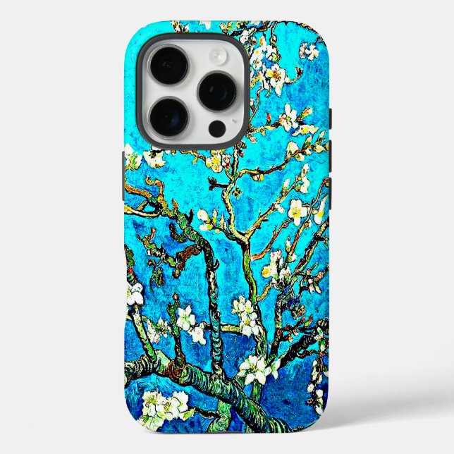 Van Gogh - Zweigstellen mit Mandeln iPhone 16 Pro Hülle (Rückseite)
