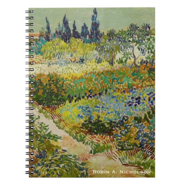 Van- Goghgarten bei Arles personalisiert Notizblock (Vorderseite)