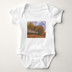 Van- Goghherbst-Fall-Baum verlässt Schicksal Baby Strampler