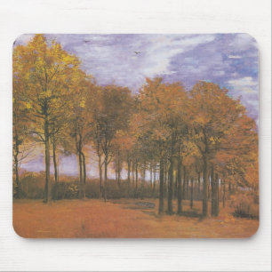 Van- Goghherbst-Fall-Baum verlässt Schicksal Mousepad