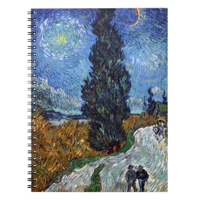 Van- Goghland-Straßen-Zeitschrift Notizblock (Vorderseite)