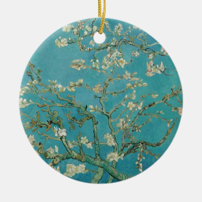 Van Goghs Almond Blossom Keramikornament (Vorne)