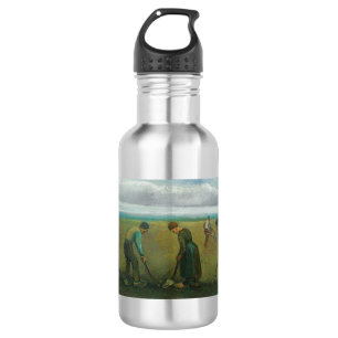 Van Goghs Bauern oder Landwirte beim Kartoffelpfla Trinkflasche