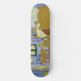 Van Gogh's Bedroom in Arles von Vincent Van Gogh Skateboard