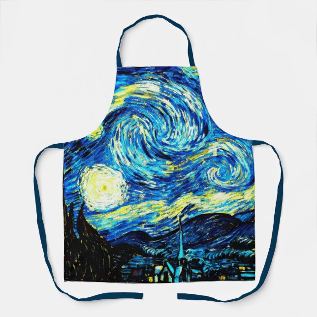 Van Gogh's berühmtes Gemälde, Starry Night Schürze (Vorderseite)