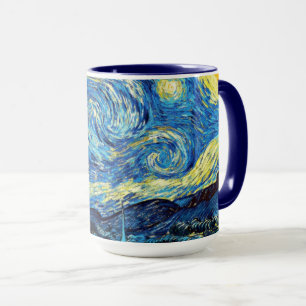 Van Goghs berühmtes Gemälde, Sternennacht Tasse
