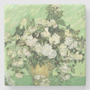 Van Gogh's Blume in Vase Steinuntersetzer
