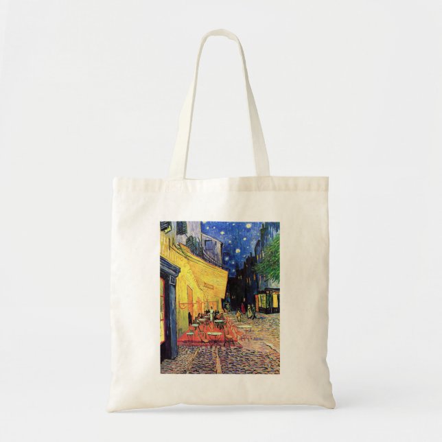 Van Gogh's Cafe Terrace Budget Tasche (Vorne)