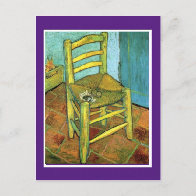 Van Gogh's Chair, Fine Art, Postkarte (Vorderseite)