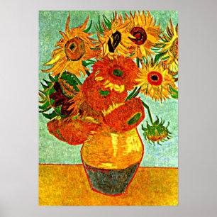 Van Gogh's geliebte Sonnenblumen (12) Poster