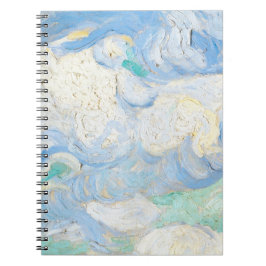 Van Goghs Himmelshintergrund Notizblock