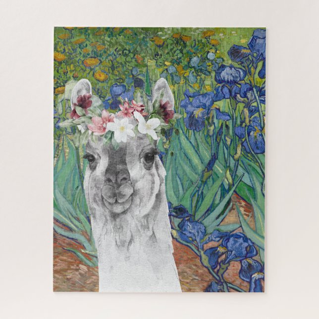Van Gogh's Ire und der Extravagante Llama (Vertikal)