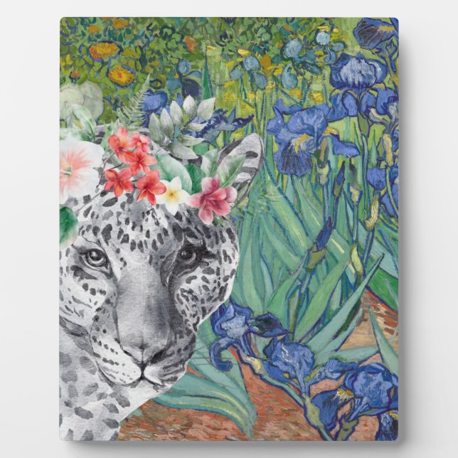 Van Gogh's Ire und Extravagant Leopard Fotoplatte (Vorderseite)