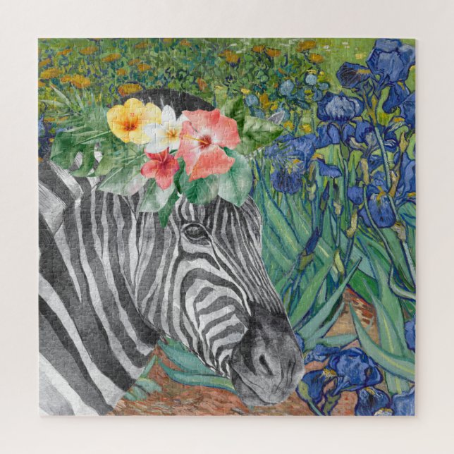 Van Gogh's Ire und Extravagantes Zebra (Vertikal)